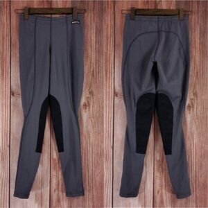 Kerrits Womens Small Flow Rise Performance Equestrian Riding Tight Gray USA Made